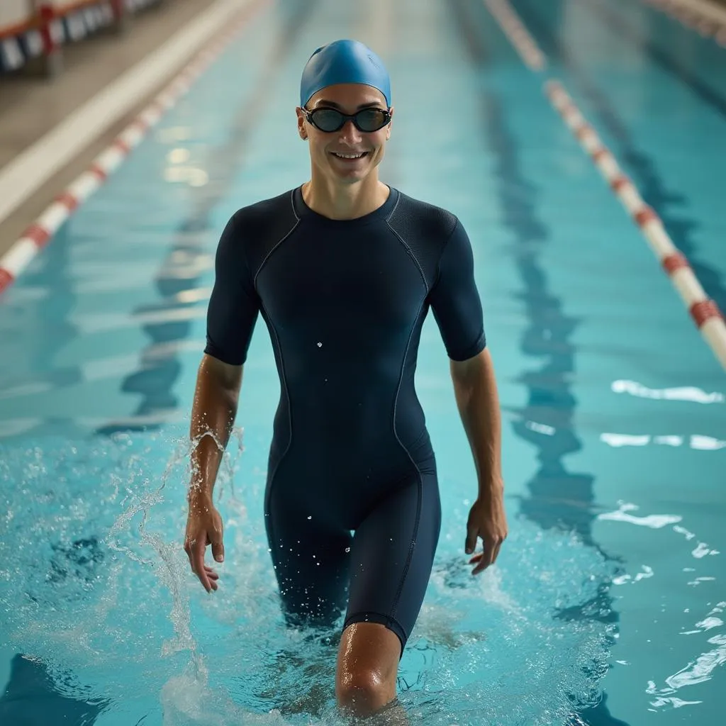 Traje deportivo para natación